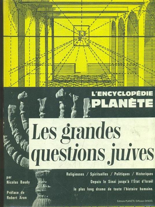 Les grands questions juives - Nicolas Baudy - copertina