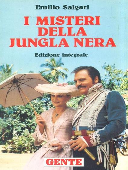 I misteri della jungla nera - Emilio Salgari - copertina