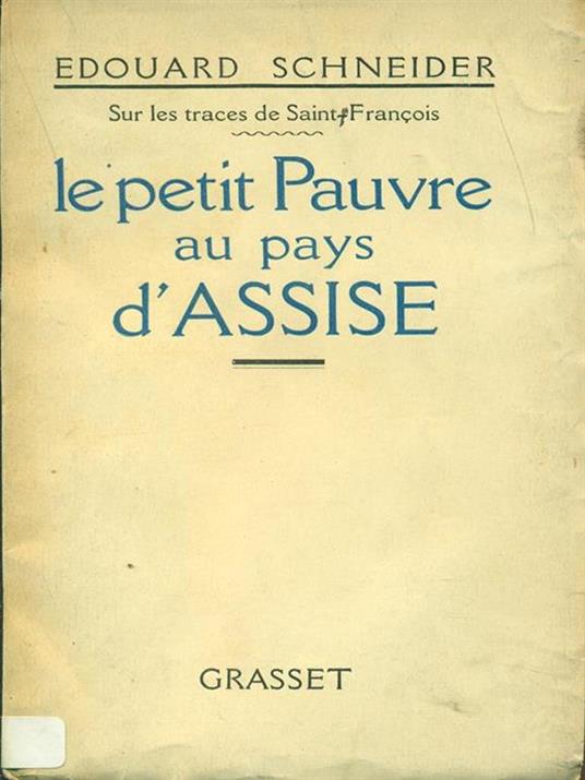 Le petit Pauvre au pays d'Assise - copertina