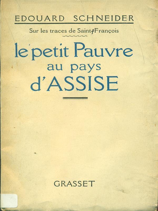 Le petit Pauvre au pays d'Assise