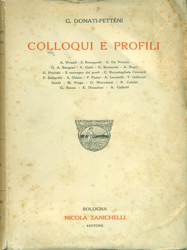 Colloqui e profili