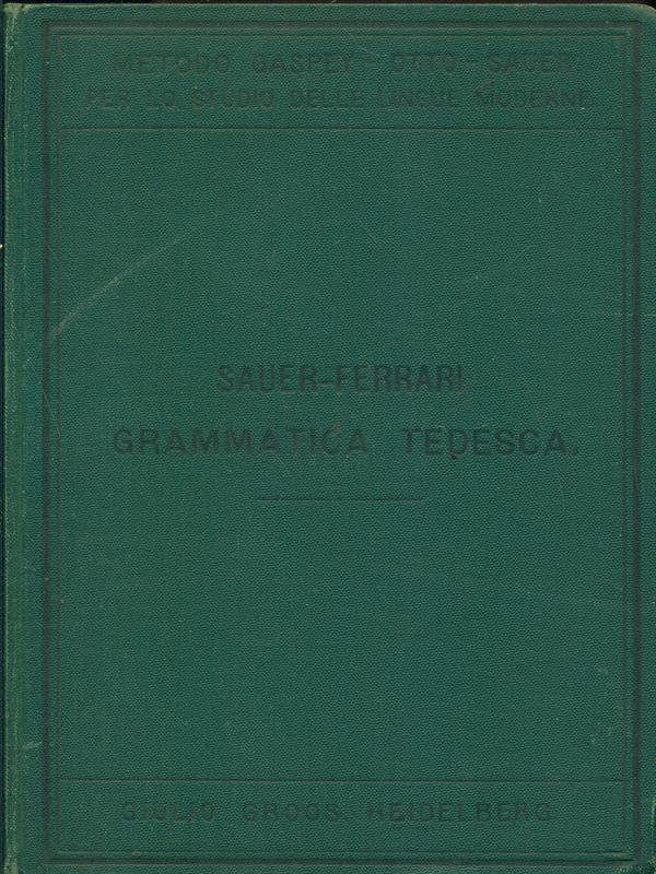 Grammatica tedesca della lingua parlata