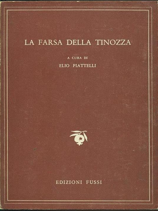 La farsa della tinozza - copertina