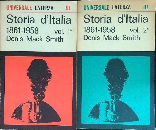 Storia d'Italia 1861-1958 2 vll