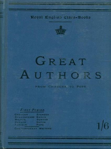 Great authors from Chaucer to Pope - copertina