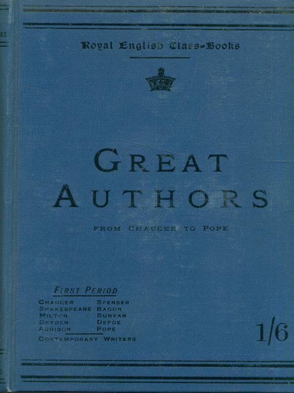 Great authors from Chaucer to Pope