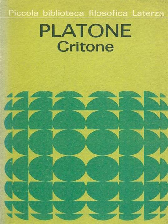 Critone - Platone - copertina