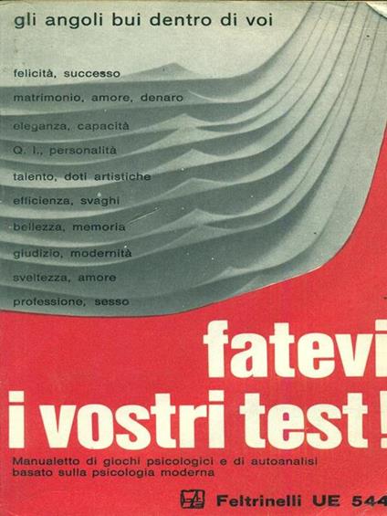 Fatevi i vostri test - William Bernard - copertina