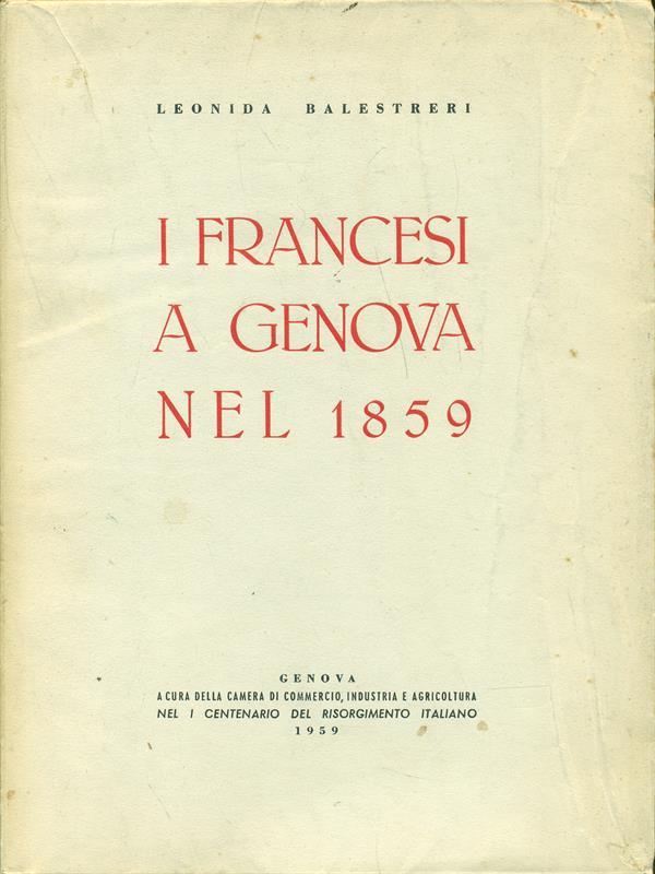 I francesi a Genova nel 1859