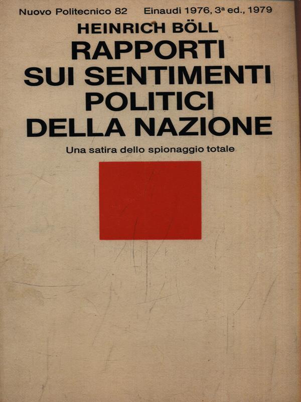 Rapporti sui sentimenti politici della nazione