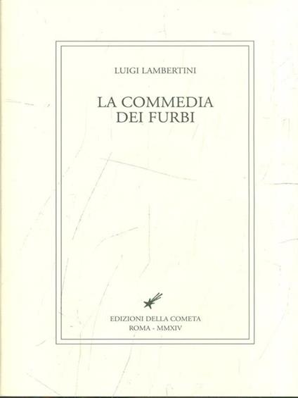La commedia dei furbi - Luigi Lambertini - copertina