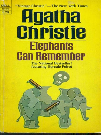 Elephants Can remember - Agatha Christie - copertina