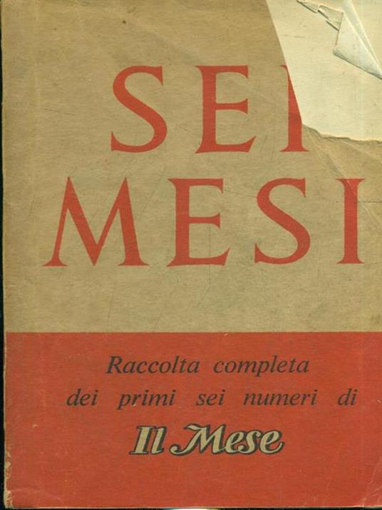 Sei mesi - copertina