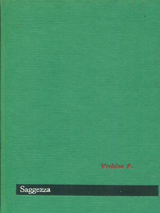 Saggezza - Paul Verlaine - copertina