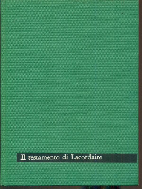 Il testamento di Lacordaire