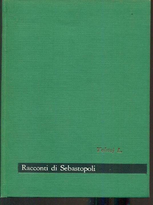 Racconti di Sebastopoli - Lev Tolstoj - copertina