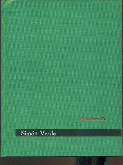 Simon Verde - copertina