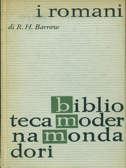 I Romani - R. H. Barrow - copertina