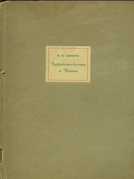 Intimiamo la resa a Reims - copertina