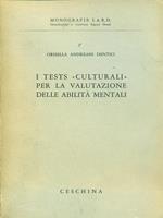I tests culturali per la valutazione delle abilita mentali
