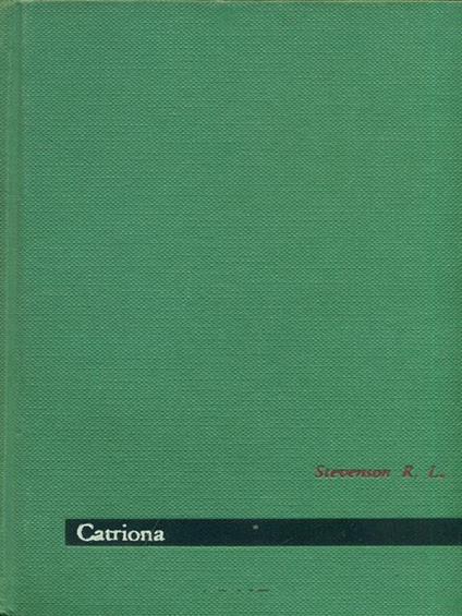 Catriona - Robert Louis Stevenson - copertina