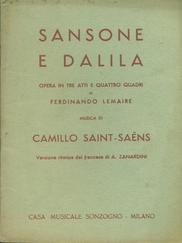 Sansone e Dalila