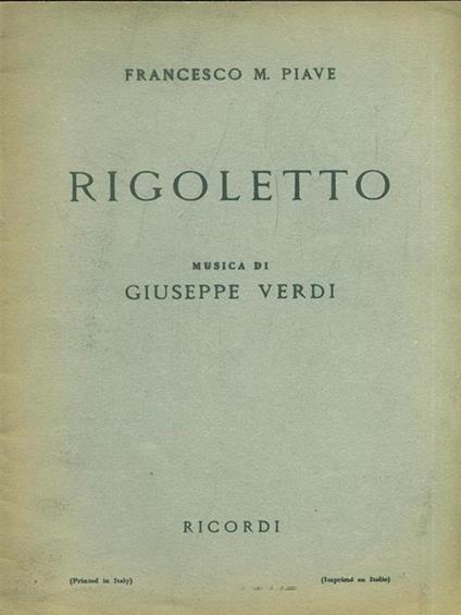 Rigoletto - copertina