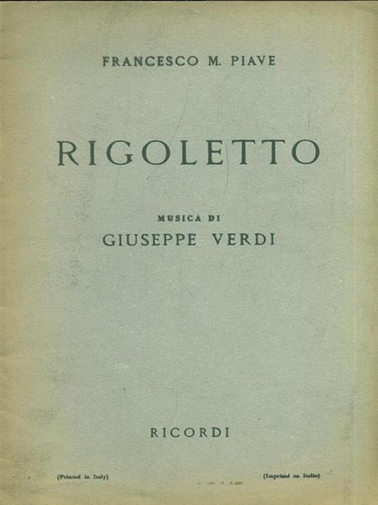 Rigoletto - copertina