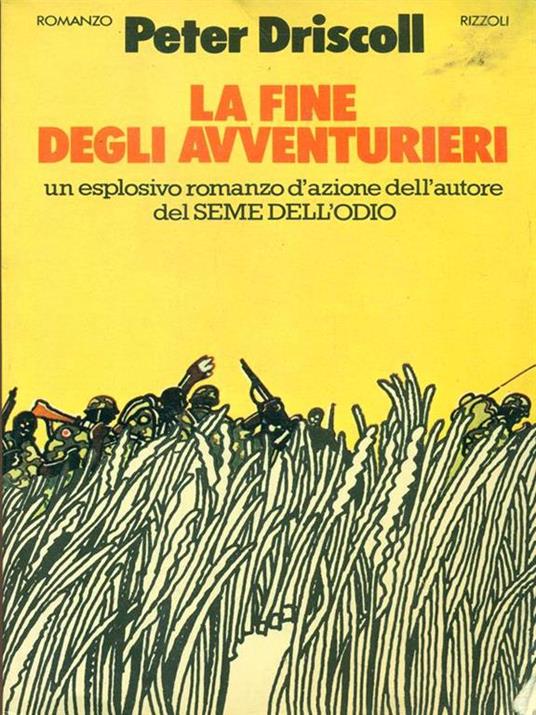 La fine degli avventurieri - Peter Driscoll - copertina