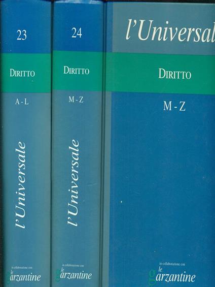 L' universale Diritto 2vv - copertina