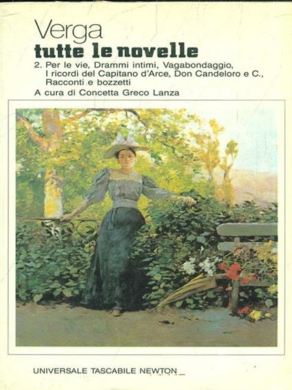 Tutte le novelle - Giovanni Verga - copertina