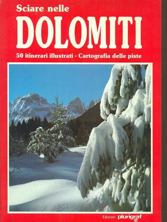 Sciare nelle dolomiti - copertina