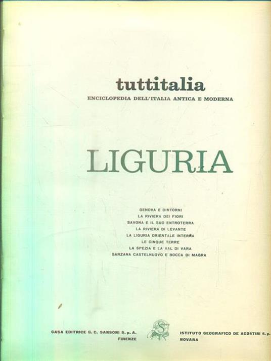 Liguria - copertina
