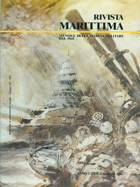 Rivista marittima anno CXXIV. 33298 - copertina