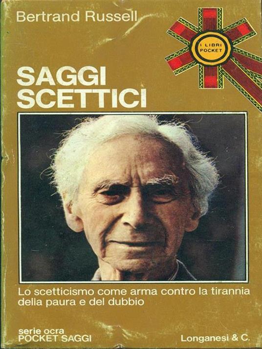 Saggi scettici - Bertrand Russell - copertina