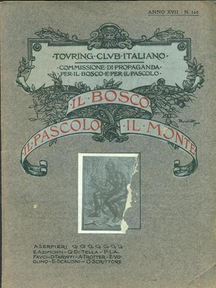 Il bosco il pascolo il monte N. 165/XVII - copertina
