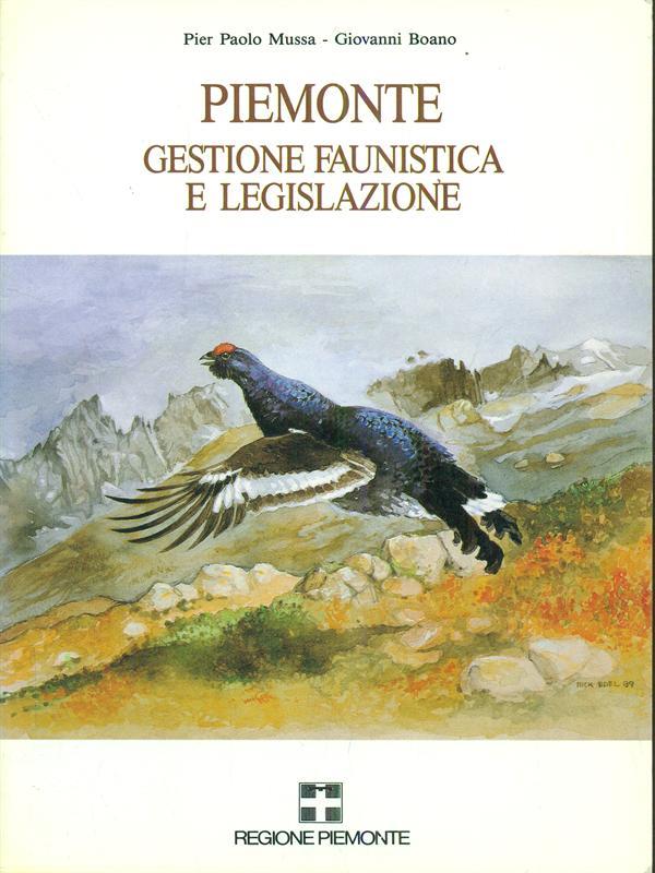 Piemonte gestione faunistica e legislazione