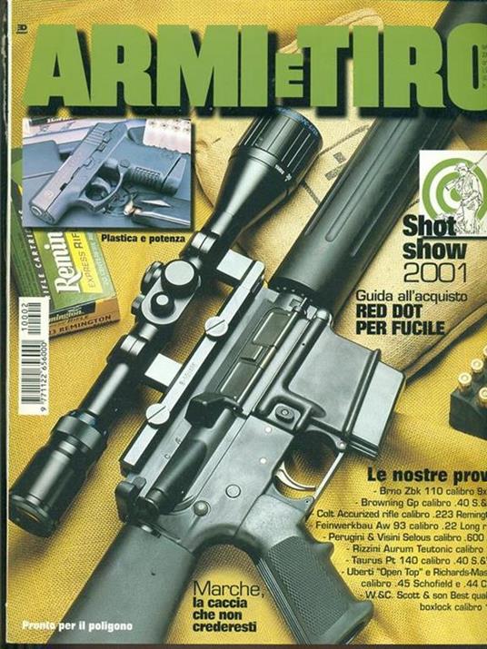 Armi e tiro n. 2/2001 - copertina