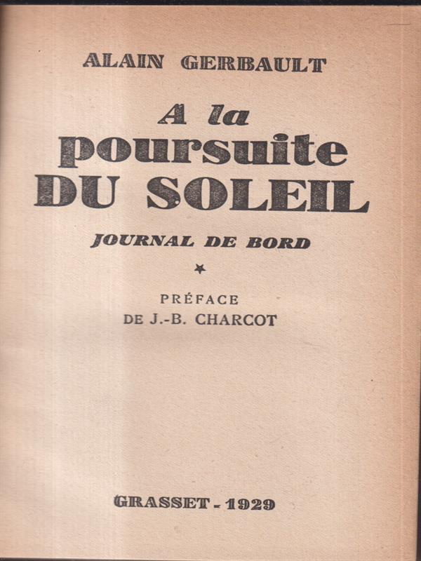 A la poursuite du soleil