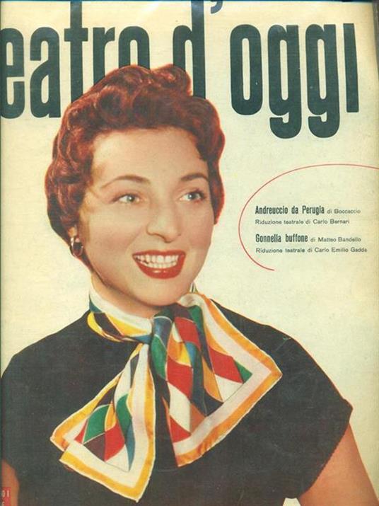 Teatro d'oggi n3 / anno I - Ottobre -Novembre 1953 - copertina