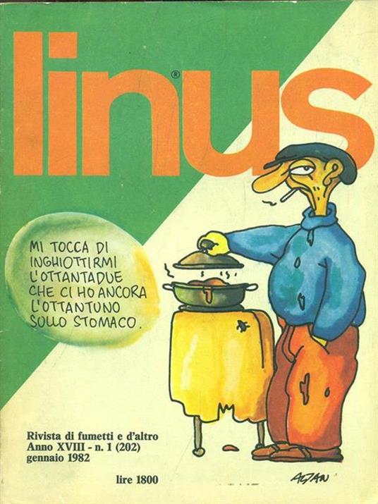 Linus n. 1/1982 - copertina