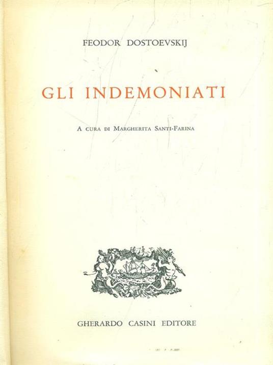 Gli indemoniati - copertina