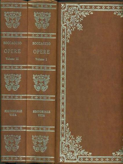 Opere 2 volumi - Giovanni Boccaccio - copertina