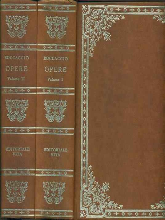Opere 2 volumi - Giovanni Boccaccio - copertina