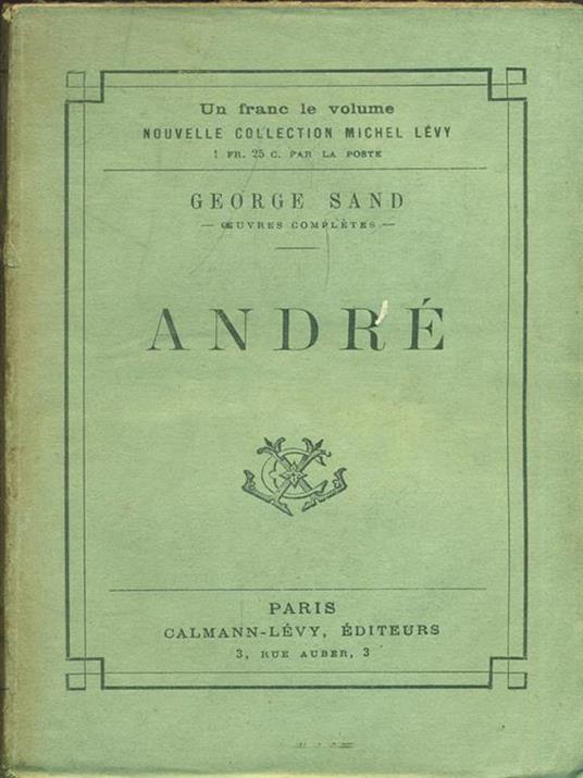 Andre - George Sand - copertina
