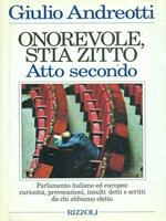 Onorevole, stia zitto Atto secondo