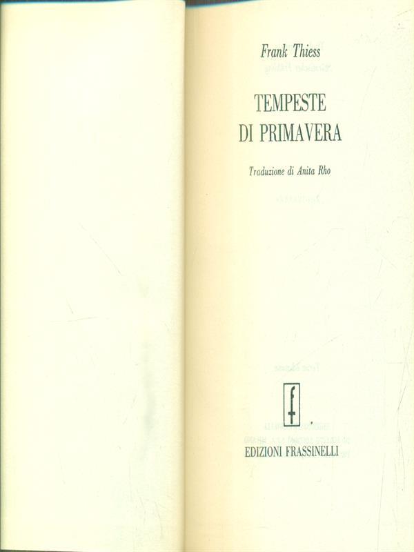 Tempeste di Primavera