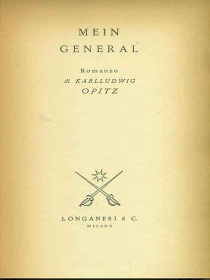 Mein General - Karlludwig Opitz - copertina