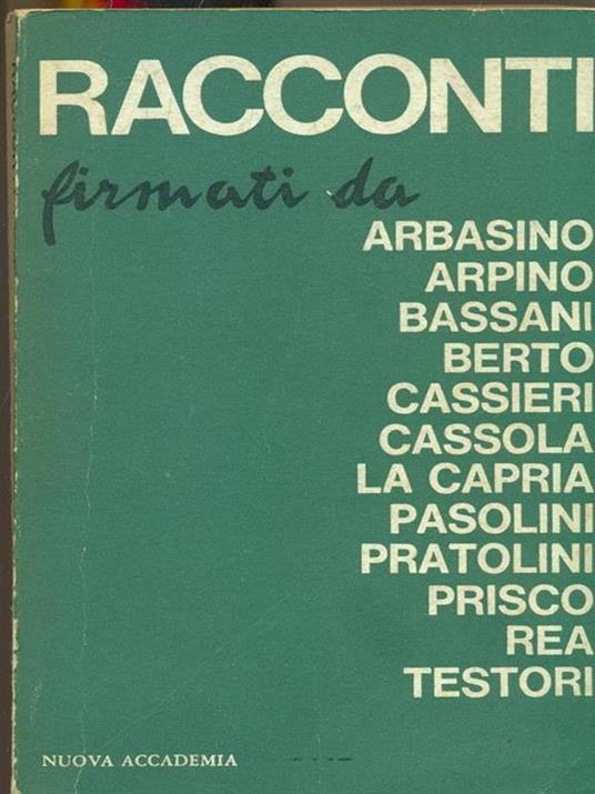 Racconti firmati da - copertina