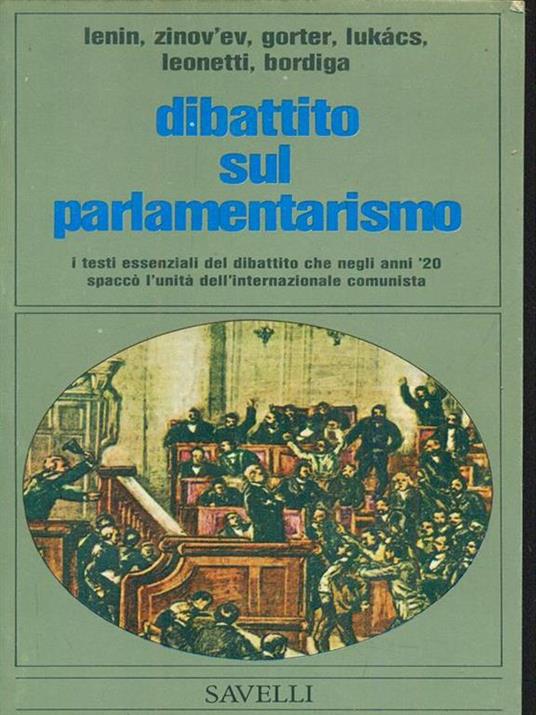 Dibattito sul parlamentarismo - copertina